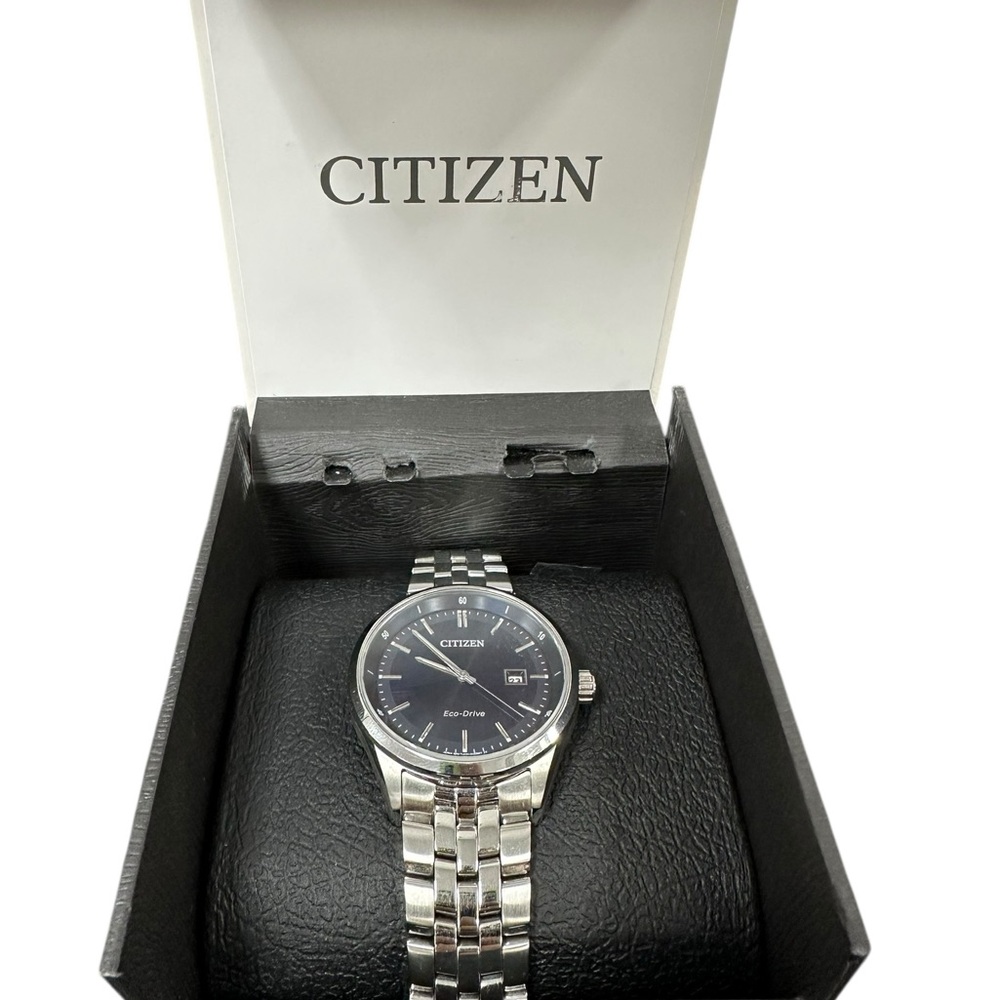 Citizen Men's Silver and Black Watch